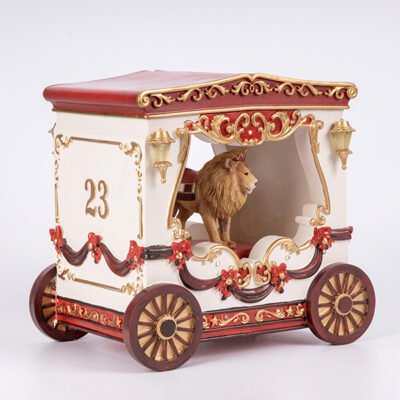 ΑΡΧΟΝΤΙΚΟ ΒΑΓΟΝΙ ΤΣΙΡΚΟΥ ΜΕ ΛΙΟΝΤΑΡΙ,  ΜΕ ΦΩΣ ΜΟΥΣΙΚΗ ΚΑΙ ΚΙΝΗΣΗ,ΜΠΑΤΑΡΙΑΣ, 25x19x23.8cm (600-49489)