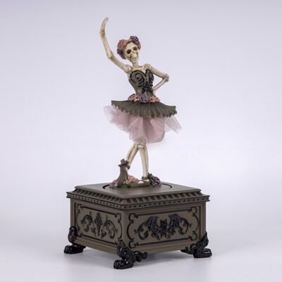 ΜΟΥΣΙΚΟ ΚΟΥΤΙ ΜΕ ΜΠΑΛΑΡΙΝΑ GOTHIC, ΜΕ ΜΟΥΣΙΚΗ ΚΑΙ ΚΙΝΗΣΗ, 13.6×12.8×27.8cm (600-49498)