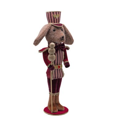 ΣΚΥΛΑΚΙ ΦΡΟΥΡΟΣ ΜΕ ΧΡΥΣΟΠΟΙΚΙΛΤΗ ΜΠΟΡΝΤΟ ΦΟΡΕΣΙΑ, 62cm (600-49573)