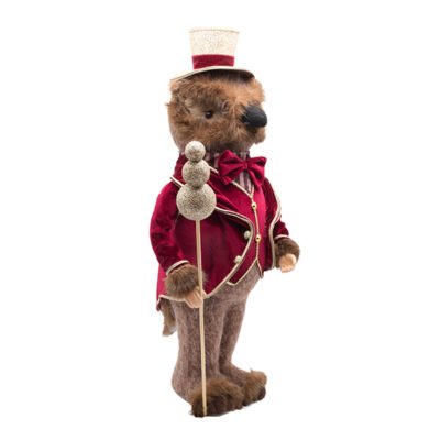 ΚΟΥΚΟΥΒΑΓΙΑ ΦΡΟΥΡΟΣ ΜΕ ΠΟΛΥΤΕΛΗΣ ΚΟΚΚΙΝΗ ΣΤΟΛΗ ΚΑΙ ΧΡΥΣΟ ΣΚΗΠΤΡΟ, 68cm (600-49575)