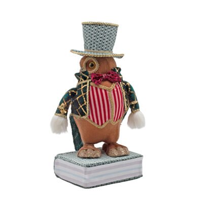 ΚΟΥΚΟΥΒΑΓΙΑ ΚΑΘΙΣΤΗ ΣΕ ΒΙΒΛΙΟ ΜΕ ΠΡΑΣΙΝΑ ΡΟΥΧΑ, 15x18x39cm (600-49577)