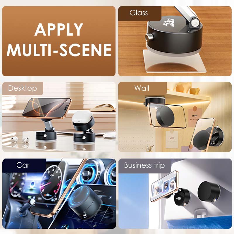 ATC-CA13 Iσχυρή Μαγνητική Βάση Κινητού Αυτοκινήτου με Βεντούζα 360° (20.008.0015) - Image 13
