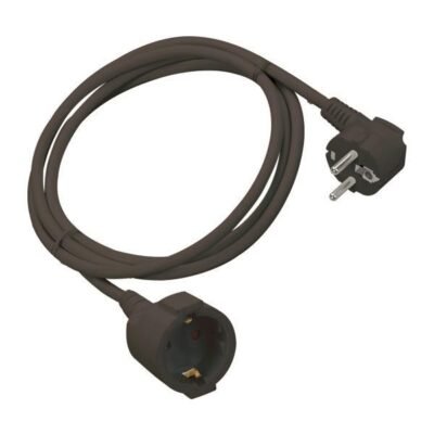 ΠΡΟΕΚΤΑΣΗ ΚΑΛΩΔΙΟΥ ΣΟΥΚΟ 3m 3X1.5mm IP20 ΜΑΥΡΗ (147-13011)