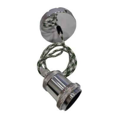 ΝΤΟΥΙ ΡΟΖΕΤΑ ΝΙΚΕΛ ΜΕ ΚΑΛΩΔΙΟ ΠΡΑΣΙΝΟ-ΜΠΕΖ Ε27 ΠΛΗΡΕΣ (147-23150)