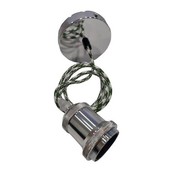 ΝΤΟΥΙ ΡΟΖΕΤΑ ΝΙΚΕΛ ΜΕ ΚΑΛΩΔΙΟ ΠΡΑΣΙΝΟ-ΜΠΕΖ Ε27 ΠΛΗΡΕΣ (147-23150)