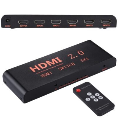ATC HDMI Switch Metal 5 In / 1 Out 4K x 2K Τηλ/ριο (02.001.0094)