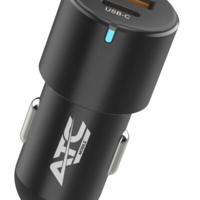 ATC-CA04 Φορτιστής Αυτοκινήτου USB-A & Type-C 100W (20.008.0006)