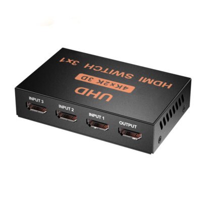 ATC HDMI Switch Μεταλλικό 3 In / 1 Out 4K x 2K Τηλ/στήριο (02.001.0041)