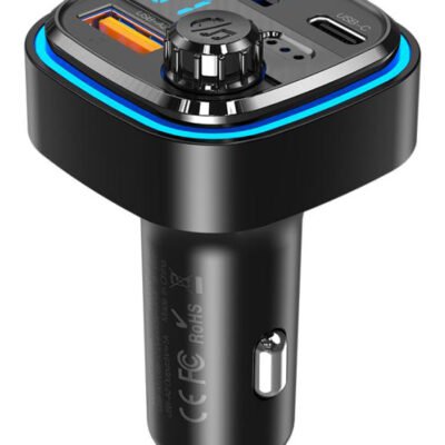 XO BCC08 Φορτιστής Αυτοκινήτου Bluetooth MP3 +5V3.1A με Φώς (16.006.0187)