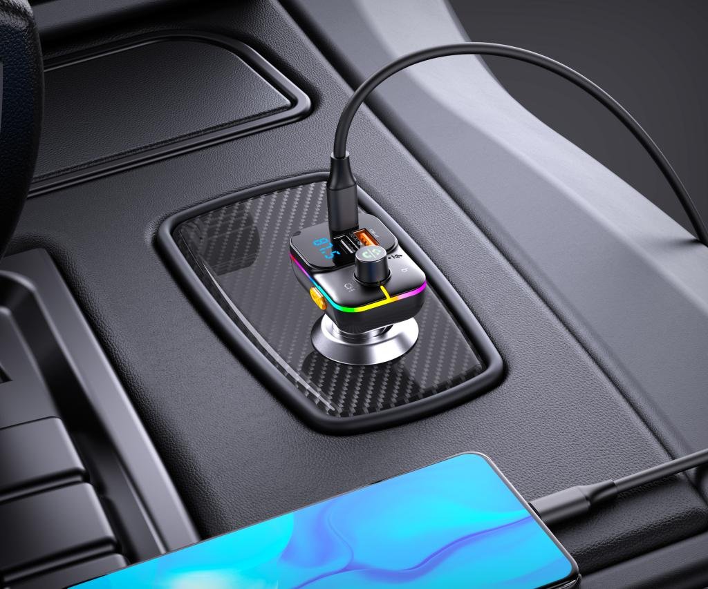 XO BCC09 Φορτιστής Αυτοκινήτου Bluetooth MP3 με TF card slot + PD 25W (16.006.0202) - Image 2