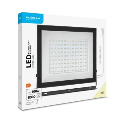 Modee Lighting Προβολέας LED E-series Slim 100W 120° 4000K 8.000lm ERP (40.001.0057)