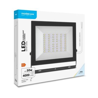 Modee Lighting LED Προβολέας E-series Slim 50W 120° 6000K 4000lm ERP (40.001.0053)