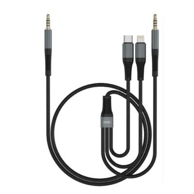 XO NB178C 3 σε 1 Καλώδιο Ήχου 3.5 σε 3.5 + TypeC + Lightning (16.005.0119)