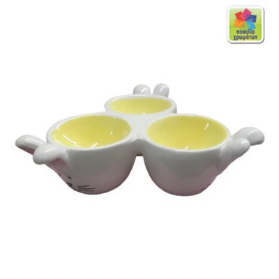 Κεραμική αυγοθήκη 3 θέσεων [10502171]