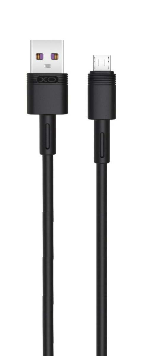 XO NB-Q166 5A Καλώδιο Γρήγορης Φόρτισης για Micro Μαύρο (16.005.0094)