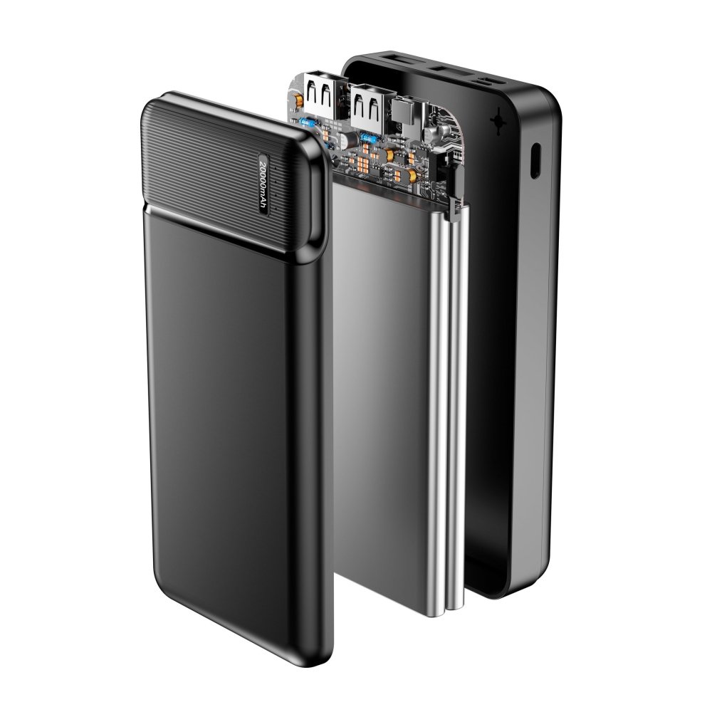 Maxlife power bank MXPB-01 20000 mAh black (OEM001528) - Image 7