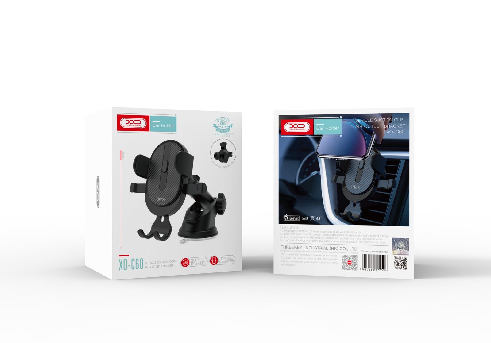 XO car holder C60 black set (GSM104564) - Image 7