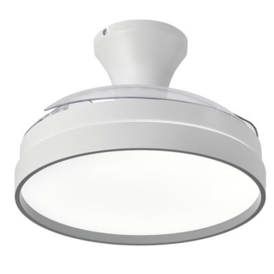 ΑΝΕΜΙΣΤΗΡΑΣ ΟΡΟΦΗΣ ΛΕΥΚΟΣ ΜΕ ΑΝΟΙΓΟΚΛΕΙΟΜΕΝΕΣ ΦΤΕΡΩΤΕΣ Φ71 28W DC MOTEΡ ΜΕ LED ΦΩΣ 43W ΚΑΙ ΚΟΝΤΡΟΛ (300-25085)