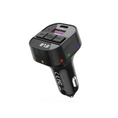 XO transmitter FM BCC17 Bluetooth MP3 car charger 30W black (GSM184874)