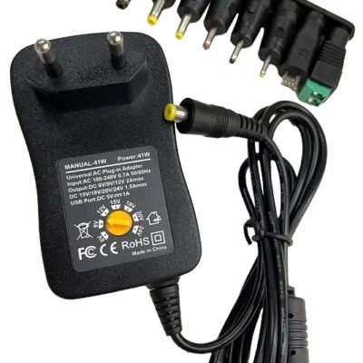 ATC Τροφοδοτικό 41W Switching με 8 κεφαλές 6V-24V (05.007.0053)