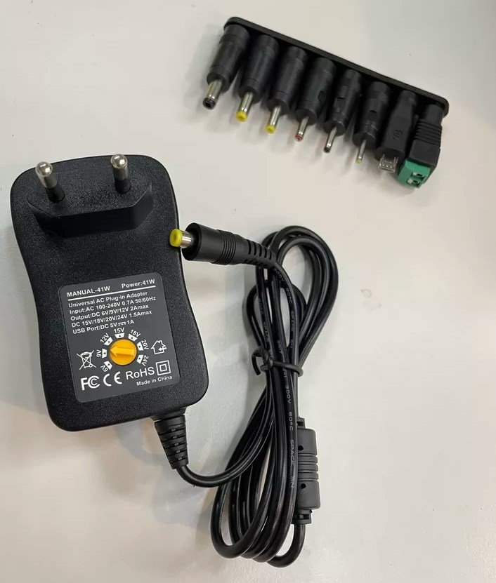 ATC Τροφοδοτικό 41W Switching με 8 κεφαλές 6V-24V (05.007.0053) - Image 2