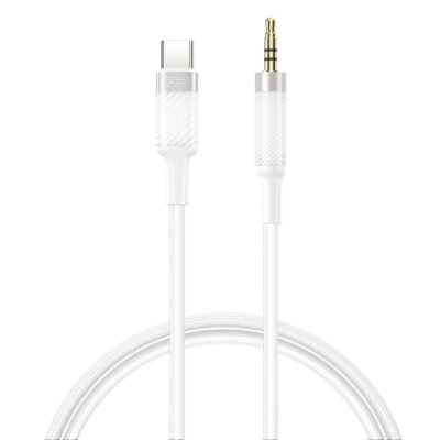 XO cable audio NB-R279B USB-C – jack 3,5mm 1,0m white (GSM188175)