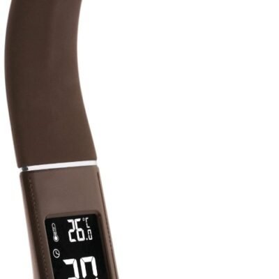 Avide Φωτιστικό Γραφείου LED δερμάτινο με ημερολόγιο 6W Καφέ (15.001.0003)