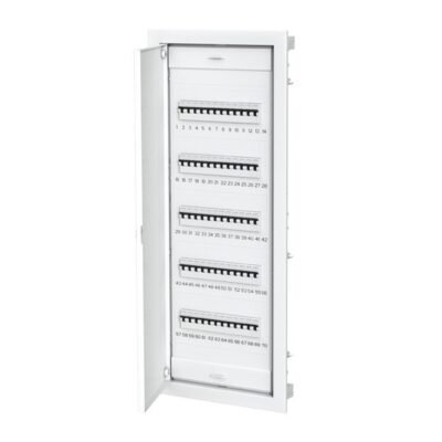 ΠΙΝΑΚΑΣ ΧΩΝΕΥΤΟΣ ΠΛΑΣΤΙΚΟΣ ΜΕ ΜΕΤΑΛΛΙΚΗ ΠΟΡΤΑ PMD 5X12+10 ΘΕΣΕΩΝ IP40 (147-31204)