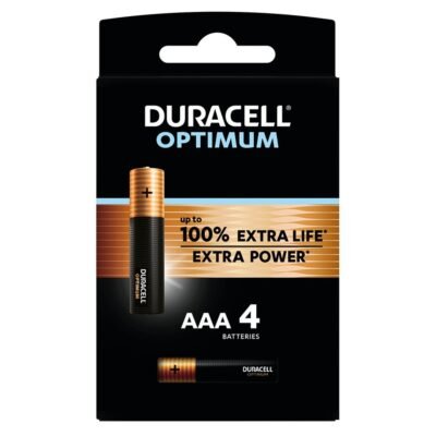 Duracell Optimum Μπαταρία MN2400 LR03 AAA (4τμχ) (01.001.0115)