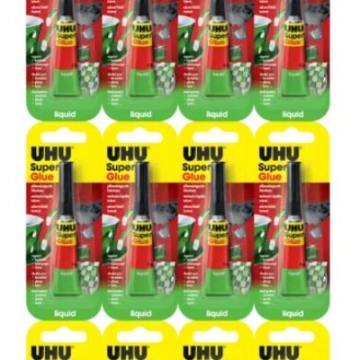 UHU Superglue Υγρή Κόλλα Jumbo 3g B12 (41.010.0002)