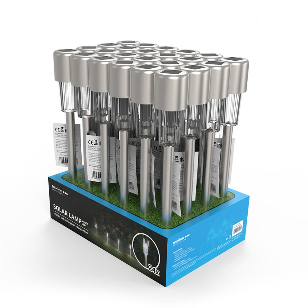 Modee Lighting LED Ηλιακό Φωτιστικό Κήπου GS001 36cm (40.002.0039) - Image 2