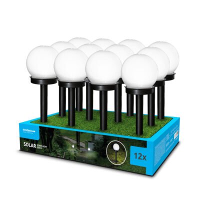 Modee Lighting Ηλιακό Φωτιστικό Κήπου LED GS014 38cm (40.002.0042)