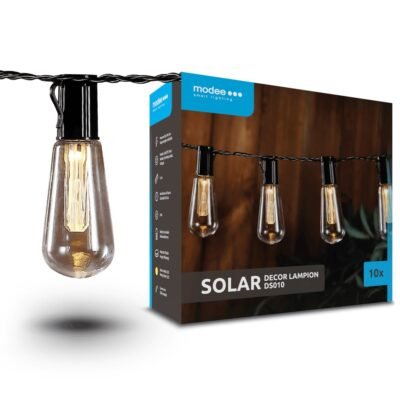 Modee Lighting LED Ηλιακή Γιρλάντα 10db 4,7m (40.002.0010)