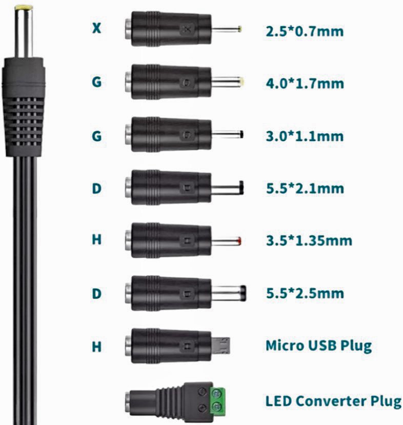 ATC Τροφοδοτικό 41W Switching με 8 κεφαλές 6V-24V (05.007.0053) - Image 5