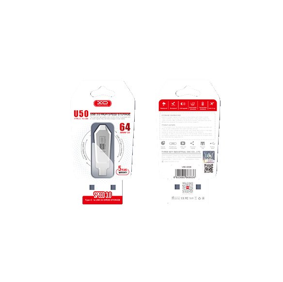 XO Στικάκι 64GB U50 OTG USB 3.0 (16.007.0010) - Image 2