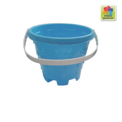 Πλαστικό κουβαδάκι παραλίας 15x 13cm [10501796]