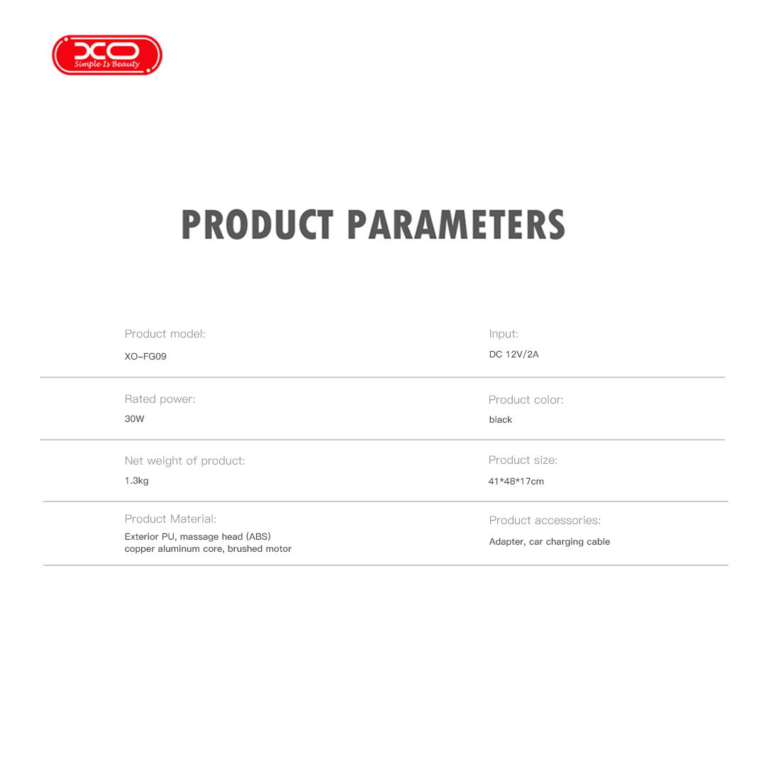 XO FG09 Έξυπνη Συσκευή Μασάζ Λαιμού & Ώμων EU (16.012.0041) - Image 11