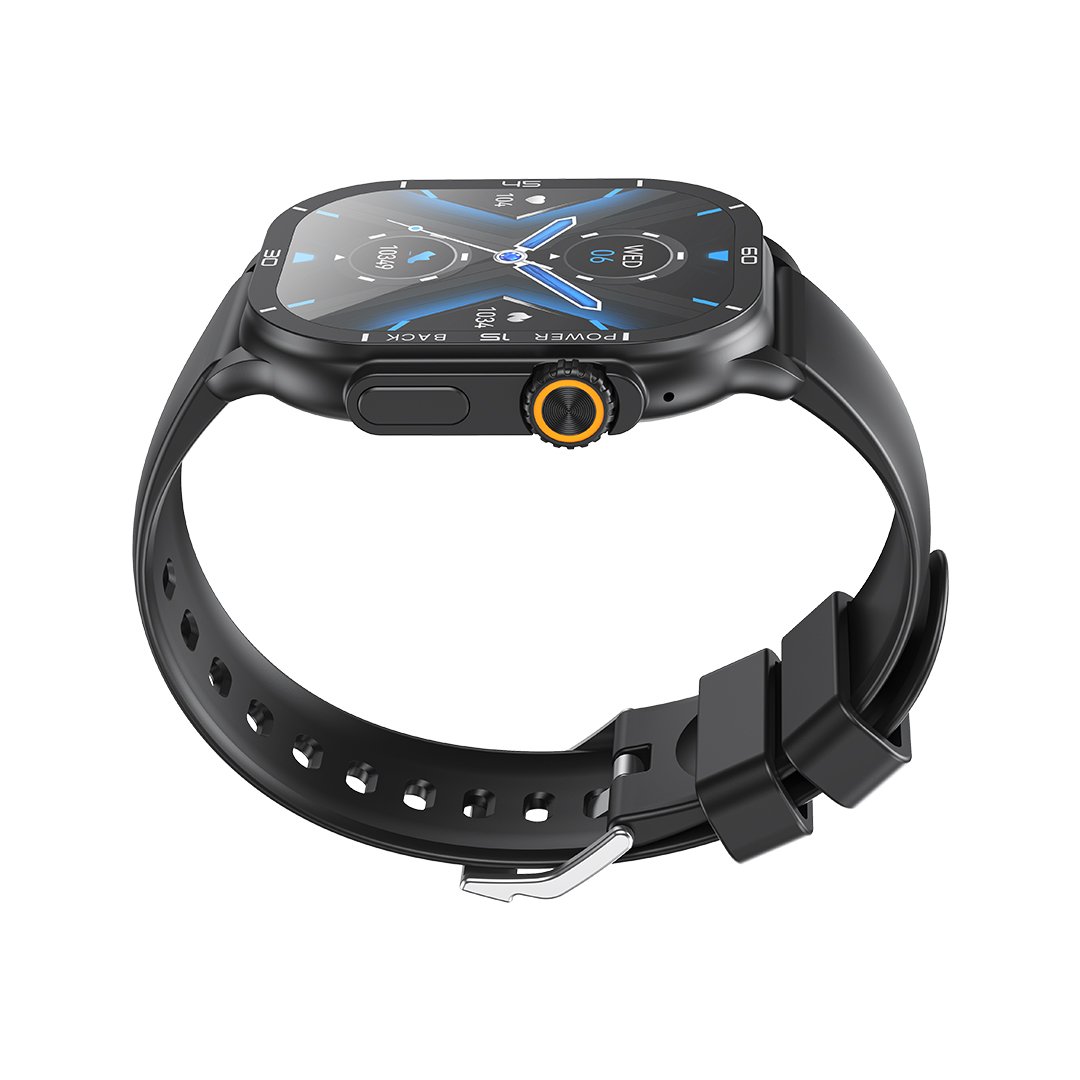 XO J12 AMOLED Smart Αθλητικό Smartwatch Ανθρακί (16.001.0231) - Image 4