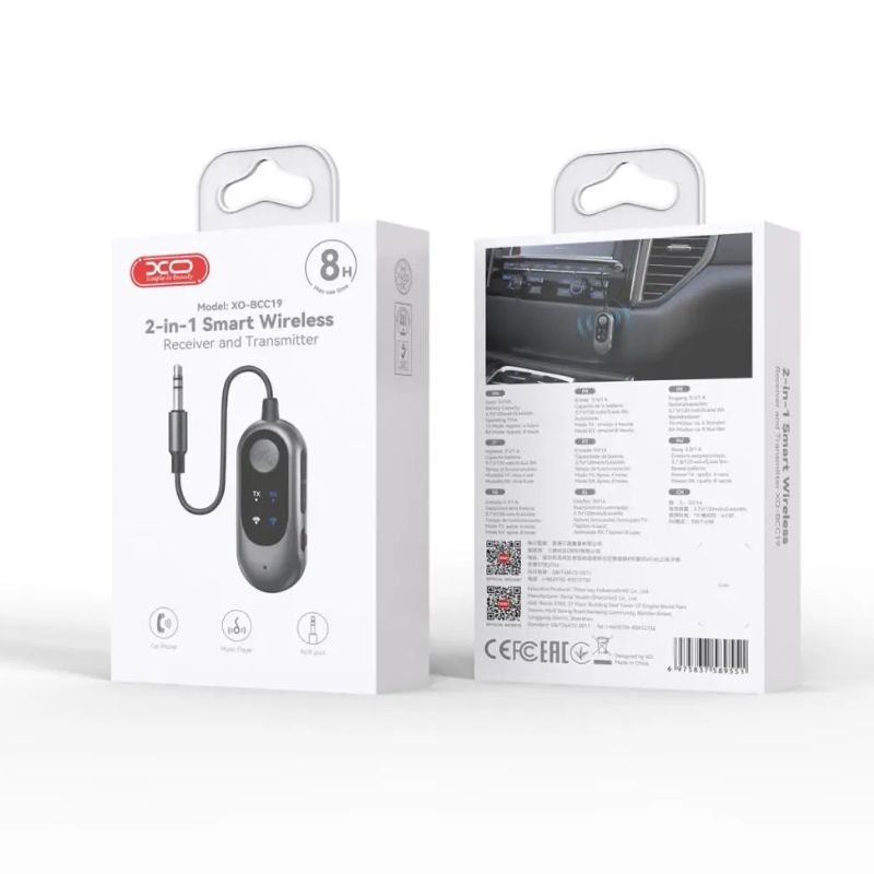 XO BCC19 Smart Bluetooth Receiver & Transmitter Combo (16.006.0414) - Image 2