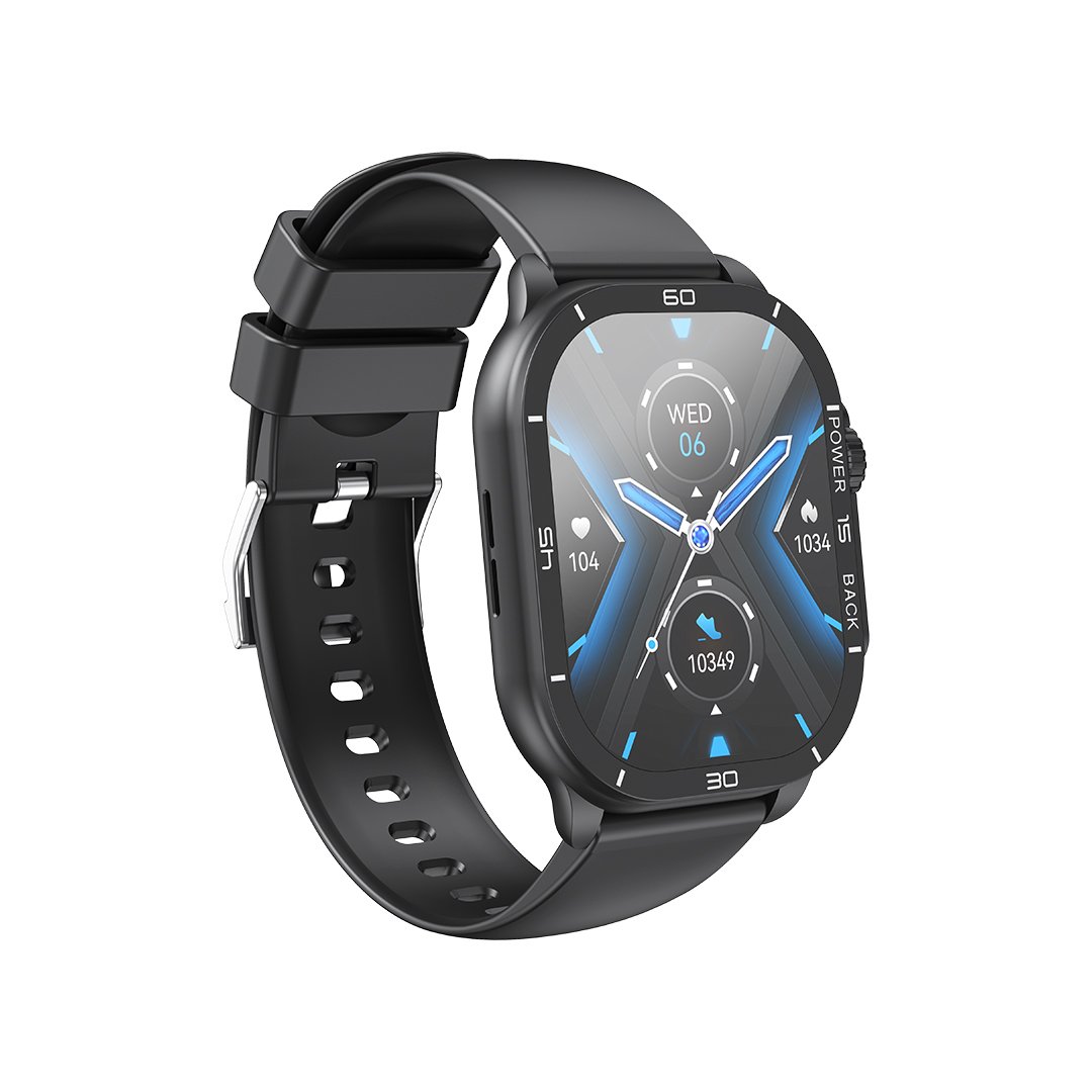 XO J12 AMOLED Smart Αθλητικό Smartwatch Ανθρακί (16.001.0231) - Image 3