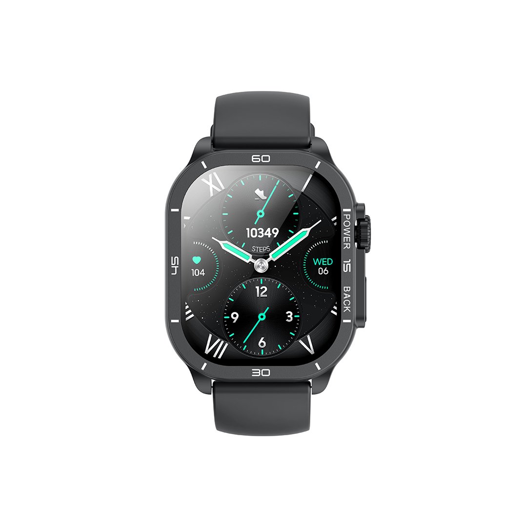 XO J12 AMOLED Smart Αθλητικό Smartwatch Ανθρακί (16.001.0231) - Image 2