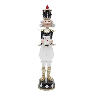 ΚΟΠΕΛΑ ΑΣΣΟΣ ΚΑΡΟ, ΠΟΛΥΡΕΖΙΝ, ΜΑΥΡΟ ΧΡΥΣΟ, 9.50x11x43cm (600-48734)