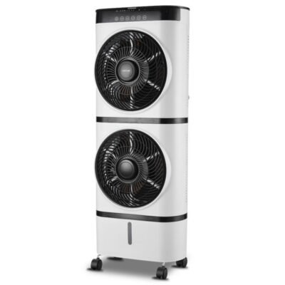 AIR COOLER ΔΙΠΛΟ ΛΕΥΚΟ-ΜΑΥΡΟ 7L 125W ΜΕ ΚΟΝΤΡΟΛ (300-24509)