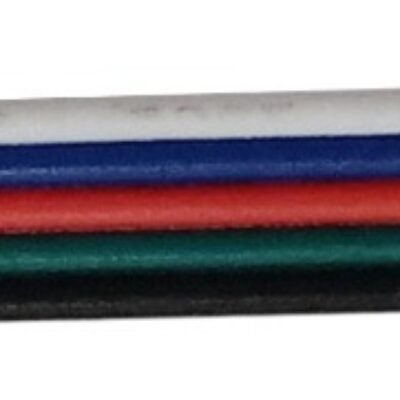 Avide LED Ταινία 12V RGB+W 5Pin Σύνδεσης Θηλυκό Καλώδιο (15.001.0437)