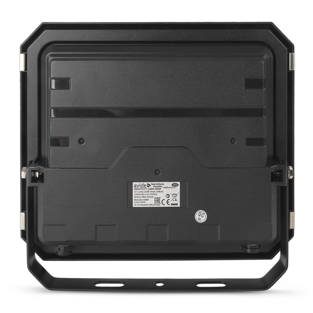 Avide LED Ηλιακός Προβολέας 100W CCT με Ξεχωριστό Ηλιακό Πάνελ και Τηλεχειριστήριο (15.001.2142) - Image 5