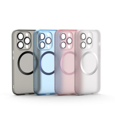 XO-K22 iPhone15 Pro Max 6.7″ Δακτύλιος TPU θήκη Ροζ (16.011.0035)