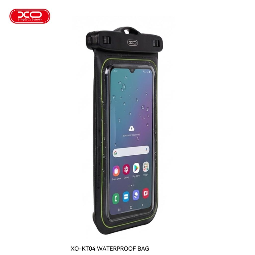 XO KT04 Αδιάβροχη Θήκη Τηλεφώνου PVC με Κλιπ & Λουράκι (16.011.0076) - Image 5