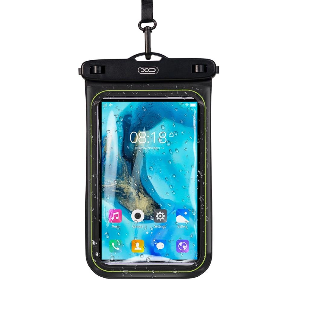 XO KT04 Αδιάβροχη Θήκη Τηλεφώνου PVC με Κλιπ & Λουράκι (16.011.0076)