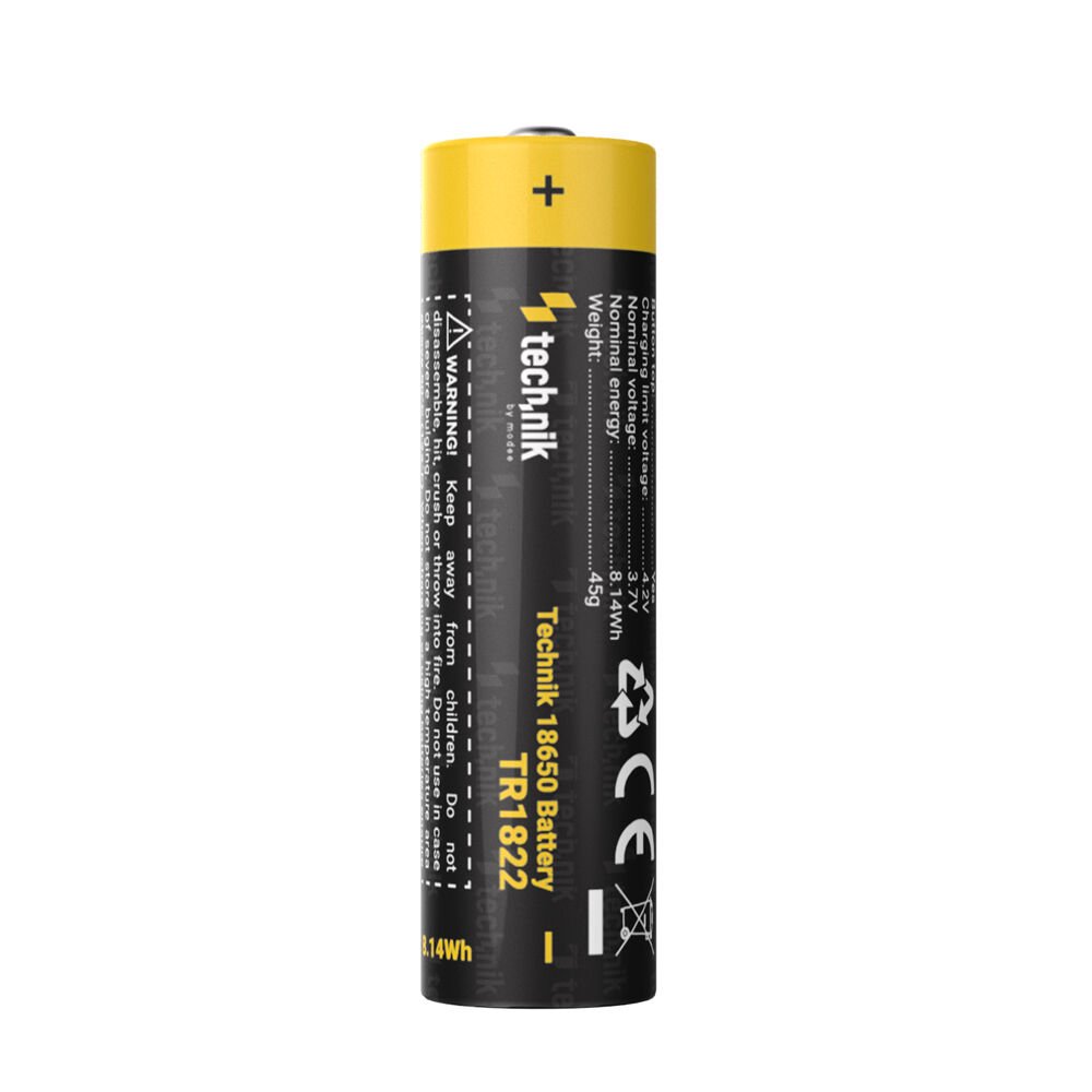 Technik Επαναφορτιζόμενη Μπαταρία 18650 TR1822 2200mAh 3,7V B1 (01.003.0090) - Image 2
