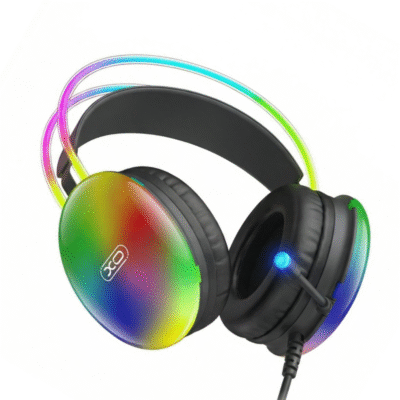 XO GE11 Gaming Ενσύρματα Ακουστικά με RGB Φωτισμό & Μικρόφωνο Μαύρα (16.003.0200)
